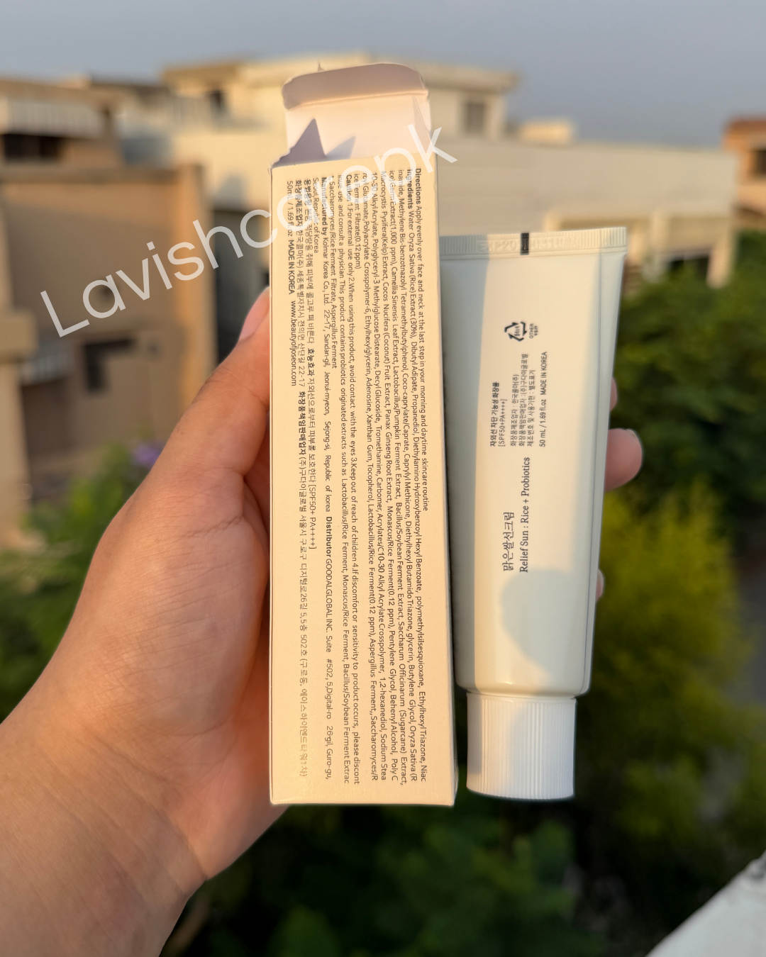 Beauty of Joseon Rice + Probiotics Sunscreen (SPF50+ PA++++) – 50ml
