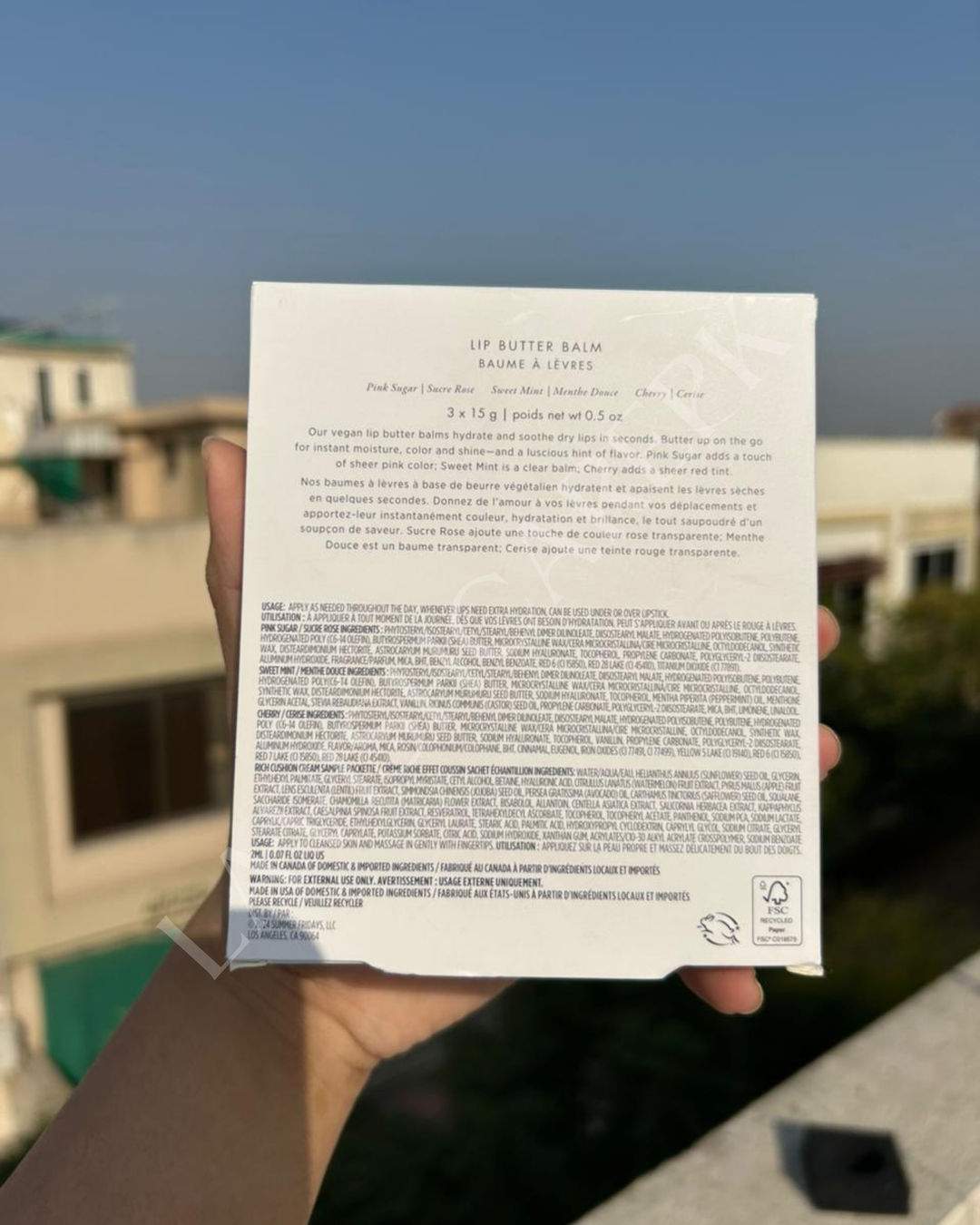 Summer fridays the holiday lip butter balm set 3-in-1