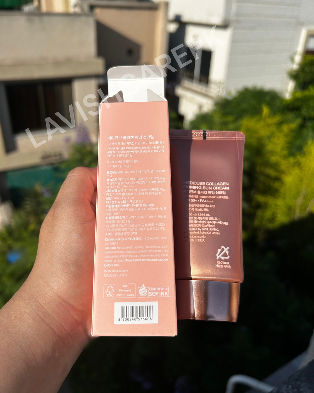 MEDICUBE Collagen Firming Sun Cream SPF 50+ PA++++ — Glow & Protect