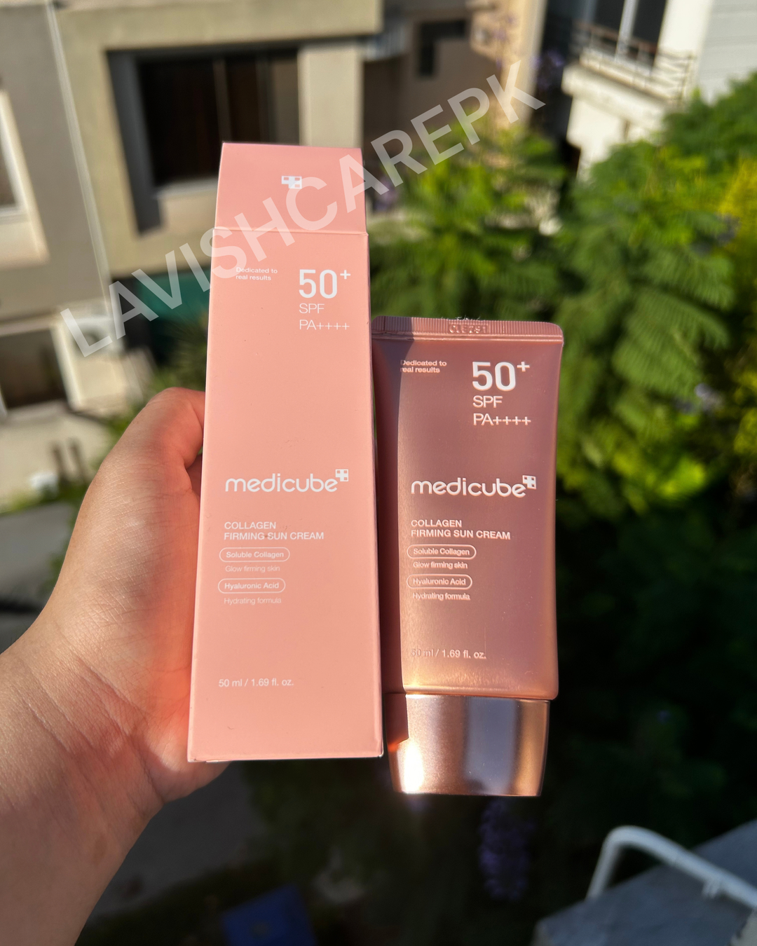 MEDICUBE Collagen Firming Sun Cream SPF 50+ PA++++ — Glow & Protect