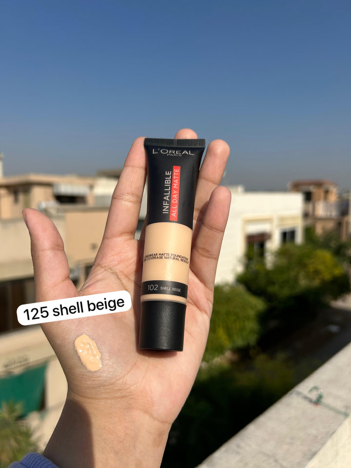Loreal paris infallible all day matte long wear matte foundation 😍