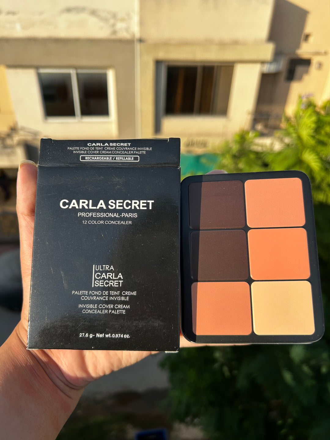 CARLA SECRET 12-IN-1 CREAMY CONCEAL + CONTOUR PALETTE