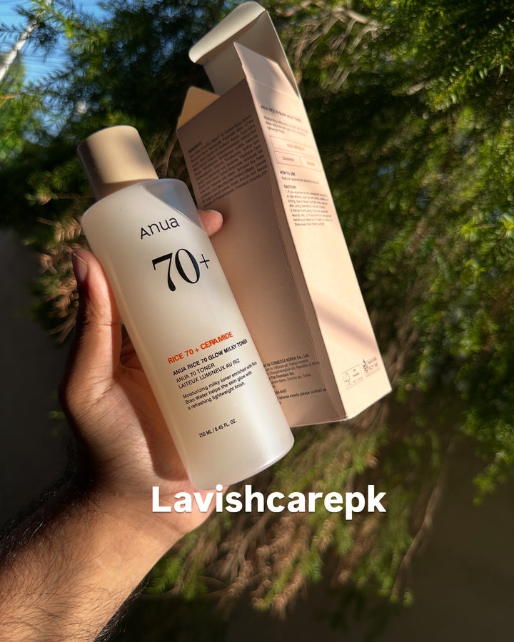 Anua Rice 70 Glow Milky Toner 250 ML Big size.