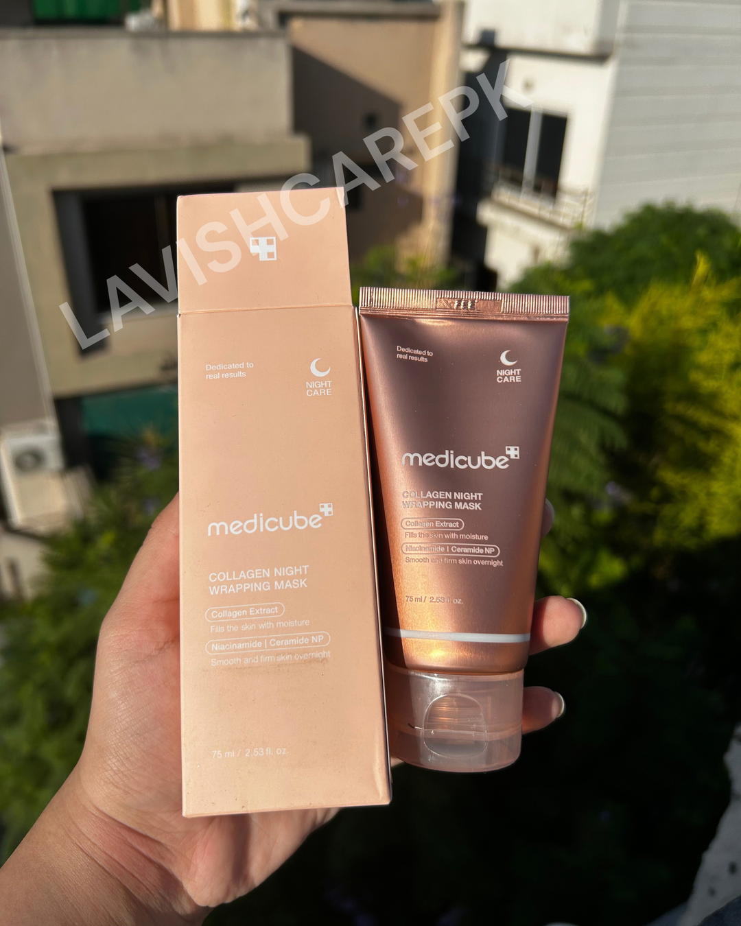 NEW PAKAGING MEDICUBE COLLAGEN NIGHT WRAPPING MASK 75ML