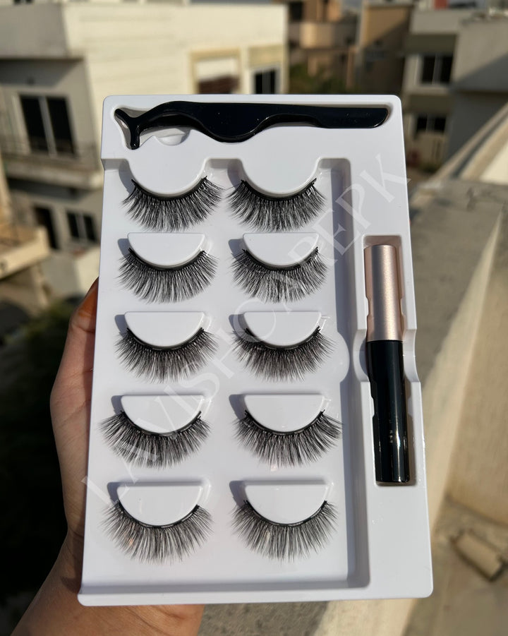 MAGNETIC EYELINER EYELASH SUIT 5-IN-1.