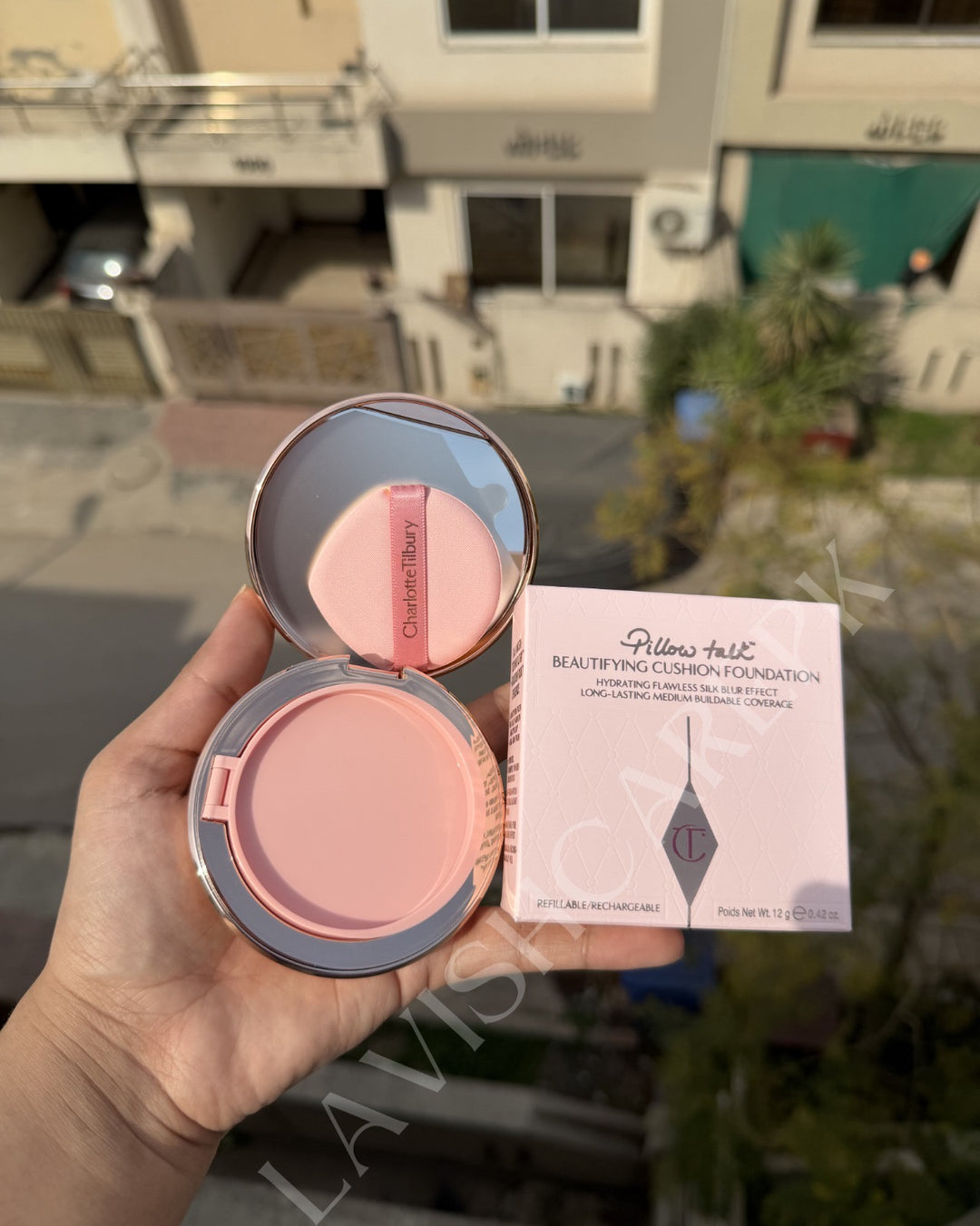 Charlotte tilbury pillow talk beautifying cushion foundation 12 g
