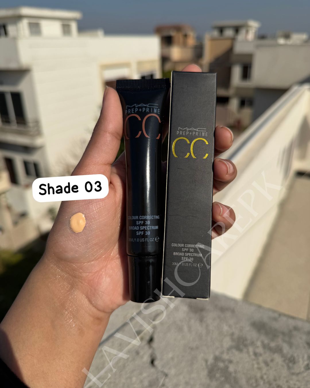 Mac prep+prime CC colour correcting spf 30 broad spectrum spf 30