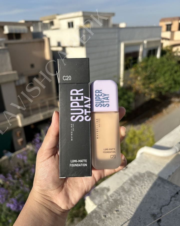 MAYBELLINE SUPERSTAY LUMI-MATTE FOUNDATION 30 ML EACH