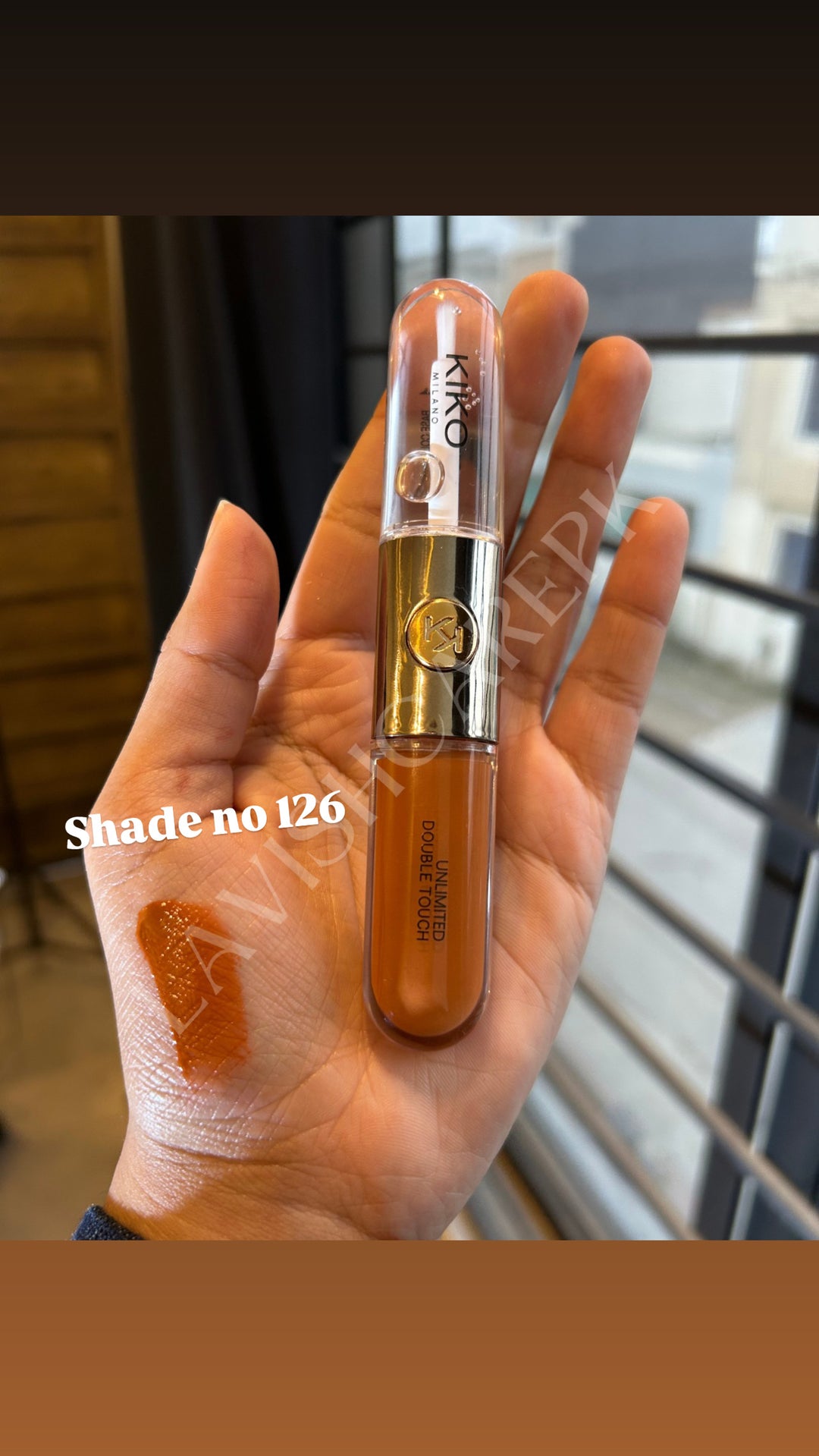 Kiko milano ultimate double touch liquid lip colour two faced