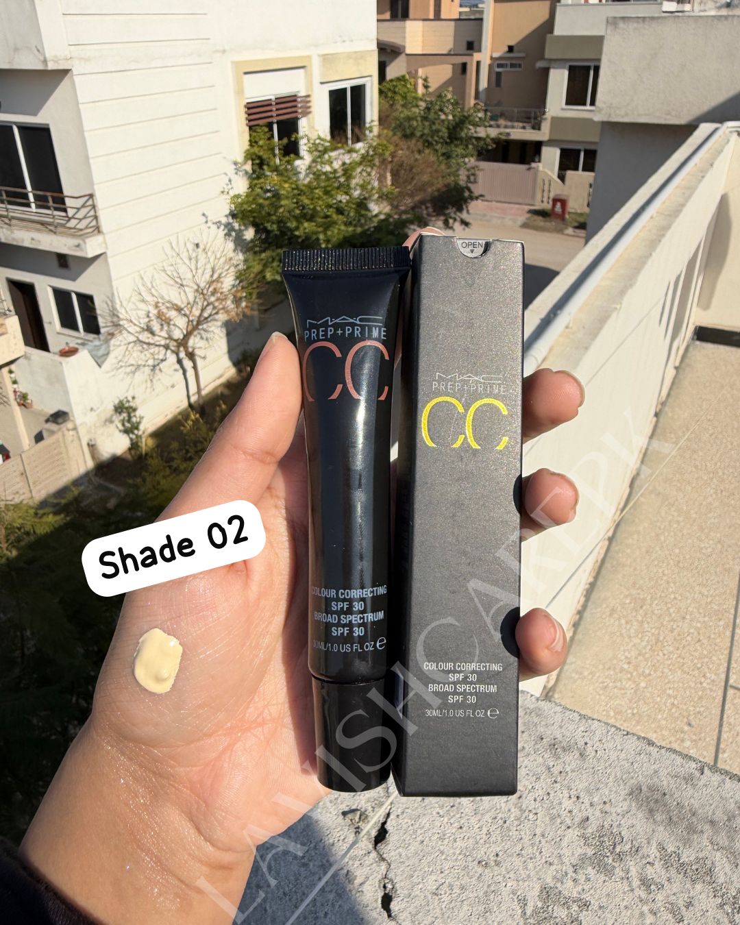 Mac prep+prime CC colour correcting spf 30 broad spectrum spf 30