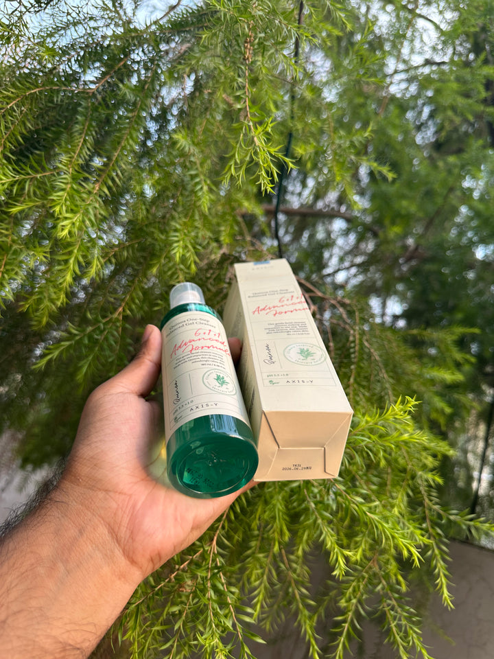 Axis-Y Quinoa One Step Balanced Gel Cleanser 180 ML. PH range: 5.5-6.5.