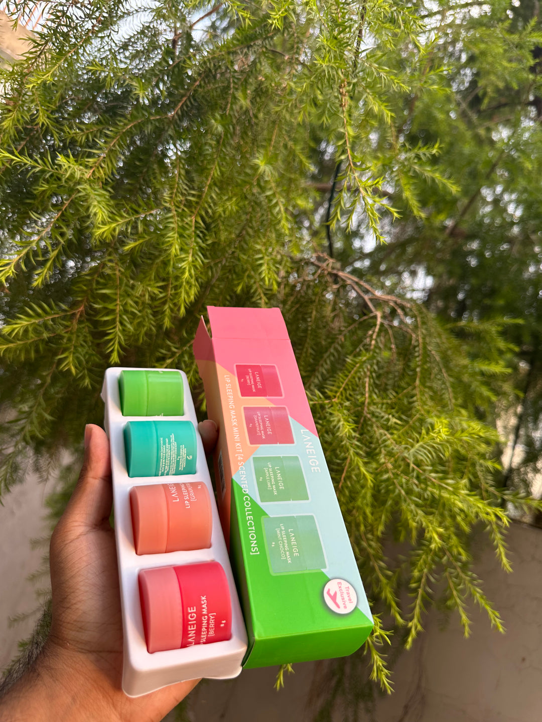 LENEIGE 4 IN 1 LIP SLEEPING MASKS PACK 8 GRAMS EACH  AND BOX.