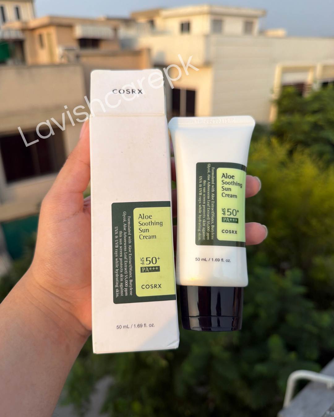 Cosrx Aloe vera 50+ spf sun cream