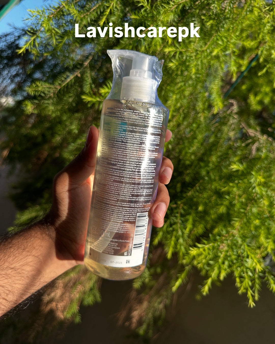 LA ROCHE-POSAY LIPIKAR AP+ GENTLE FOAMING CLEANSING OIL 400 ML.