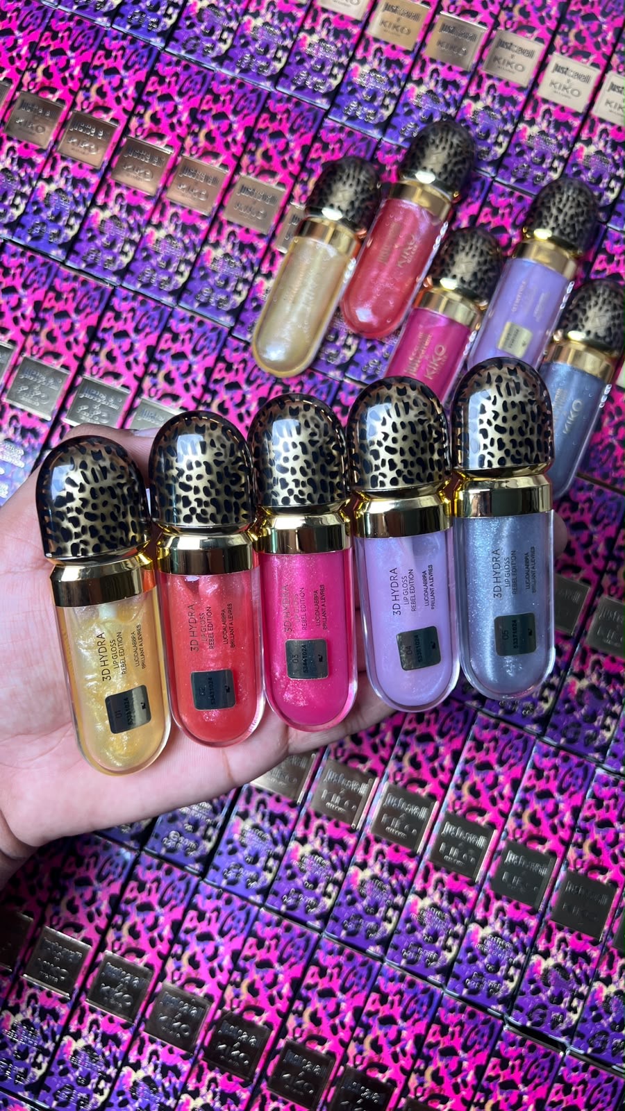 🐆💋 Just Cavalli x KIKO MILANO 3D Hydra Lip Gloss – Rebel Edition