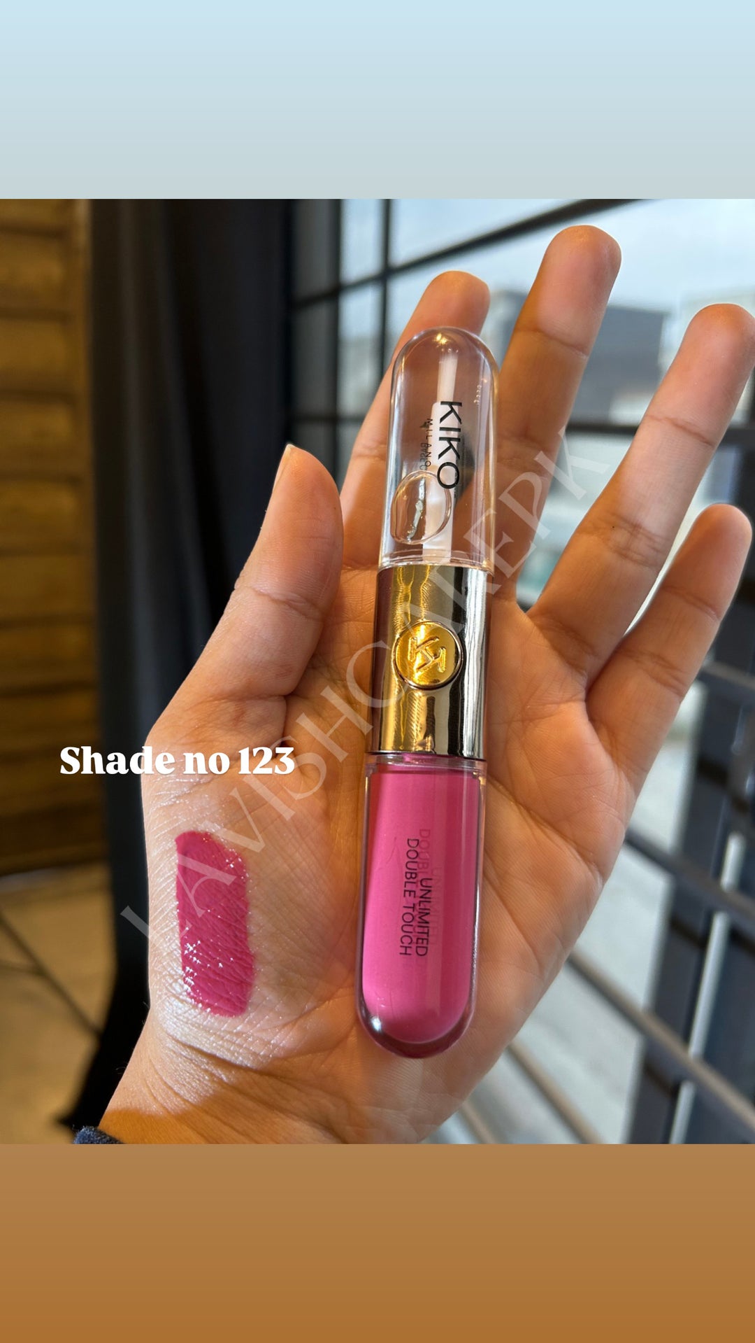 Kiko milano ultimate double touch liquid lip colour two faced