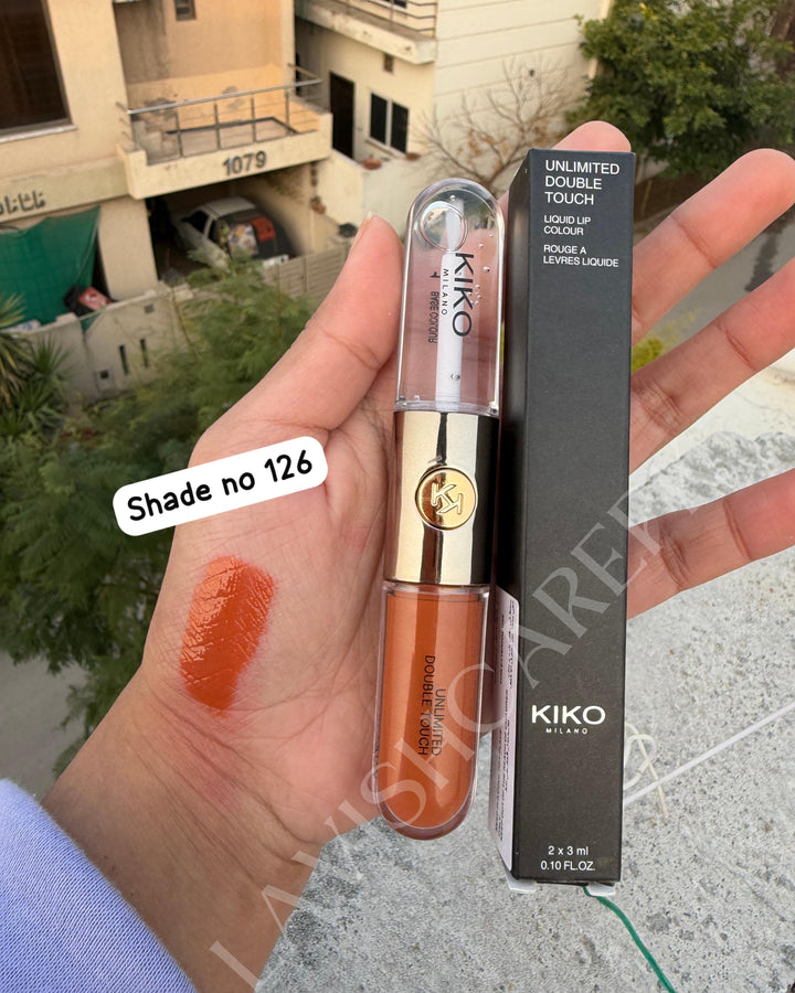 Kiko milano ultimate double touch liquid lip colour two faced