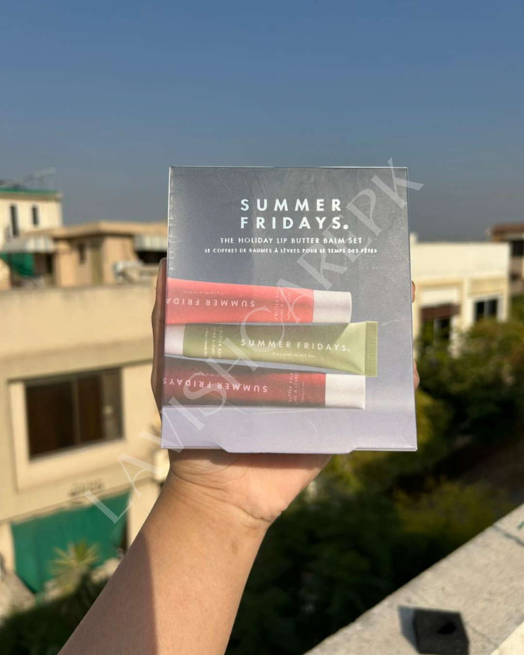 Summer fridays the holiday lip butter balm set 3-in-1