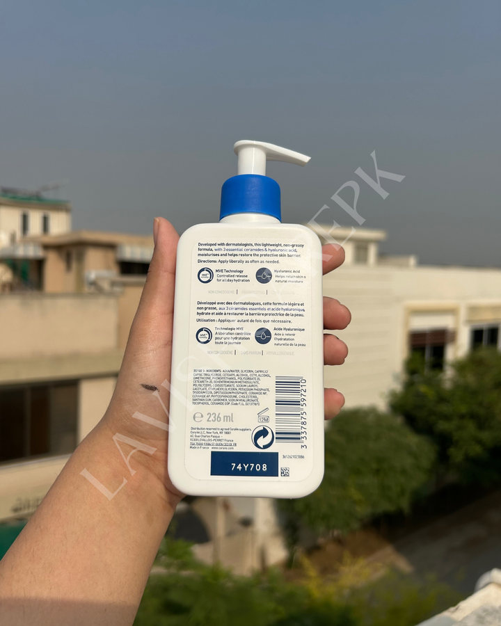 CERA VE MOISTURIZING LOTION-236 ML. DRY TO VERY DRY SKIN.