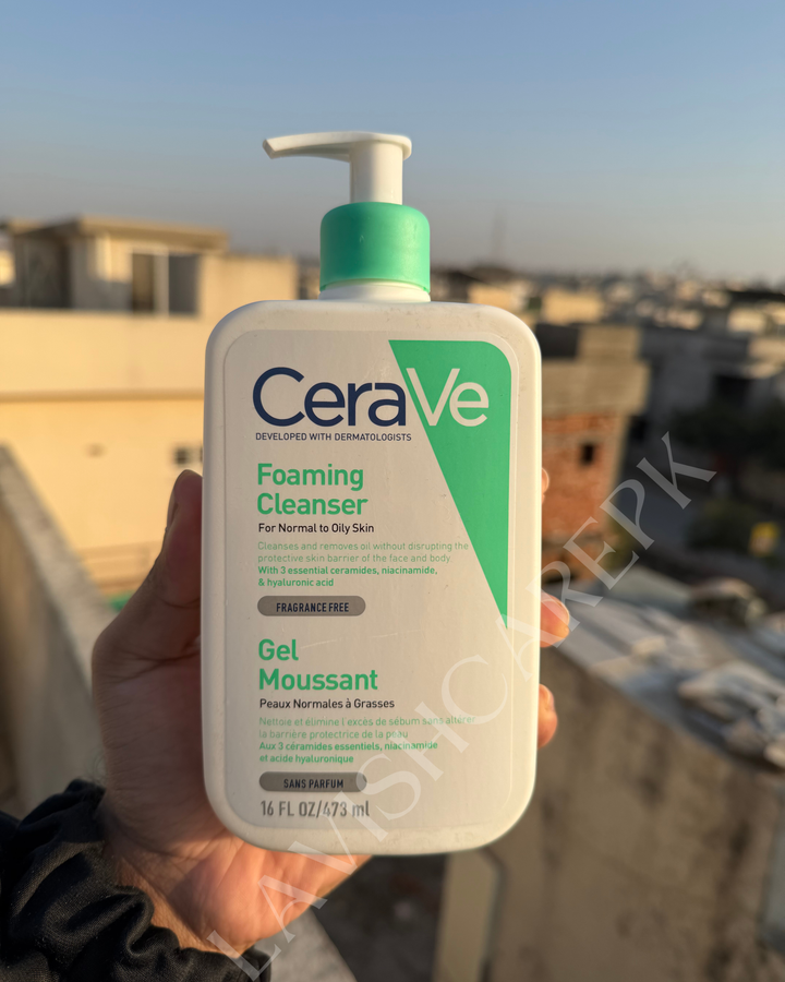 Cera ve foaming cleanser for normal to oily skin 473 ml jumbo size