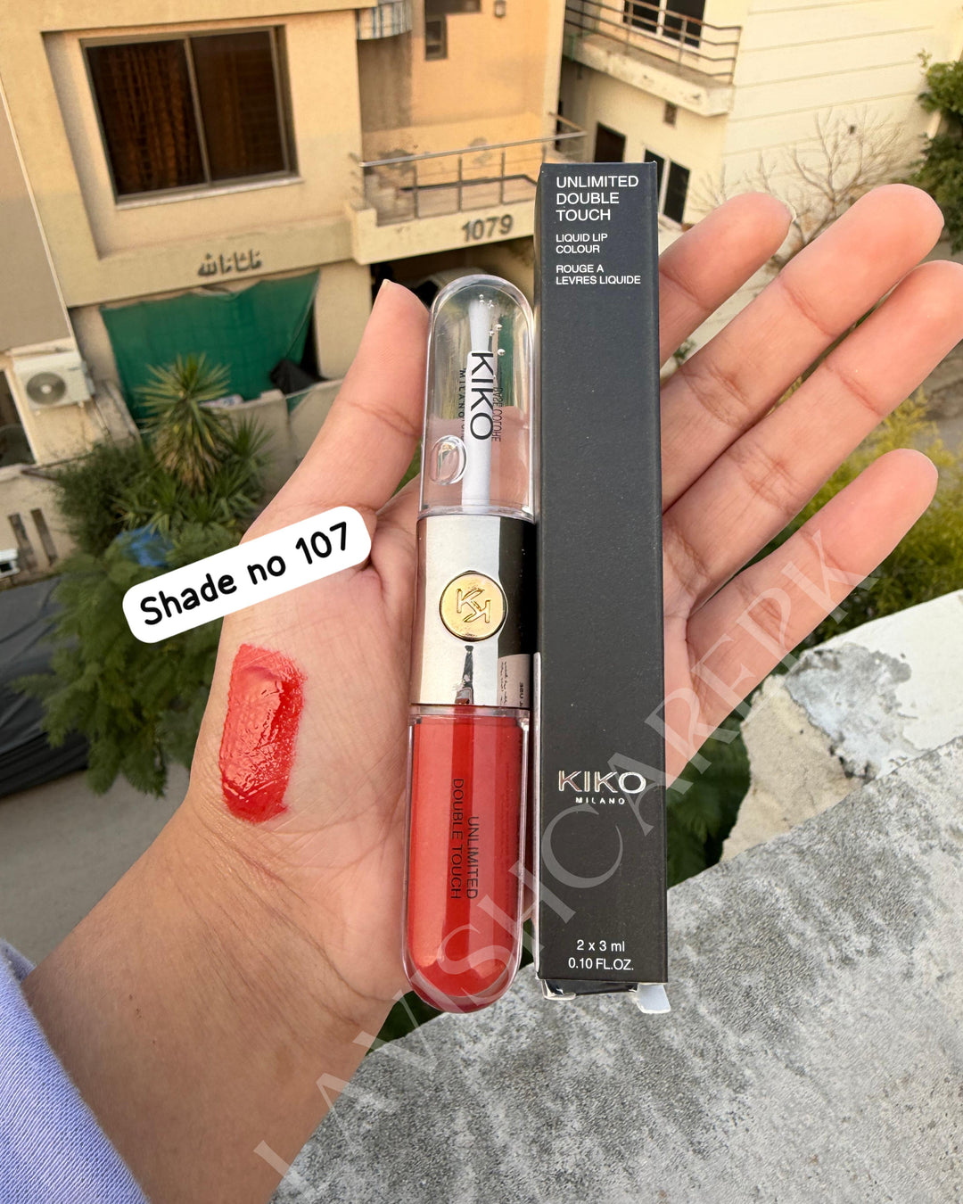 Kiko milano ultimate double touch liquid lip colour two faced