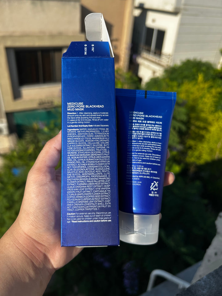 MEDICUBE ZERO PORE BLACKHEAD MUD MASK 100 GRAMS.