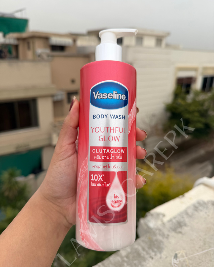 VASELINE GLUTAGLOW YOUTHFUL GLOW BODY WASH 425 ML