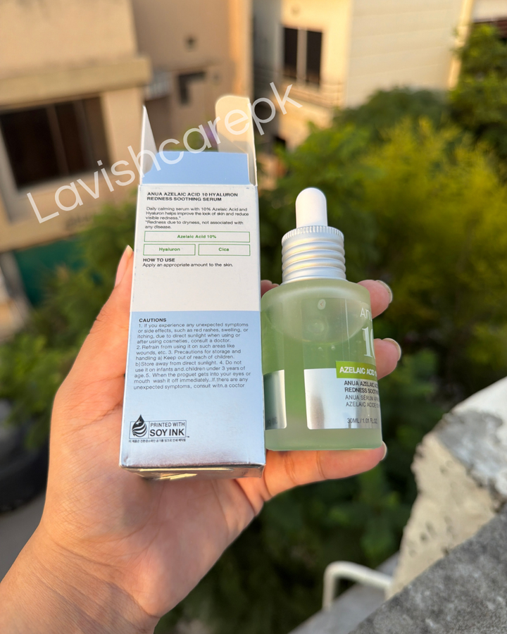 ANUA Azelaic 10 + Hyaluron Redness Soothing Serum (30ml)