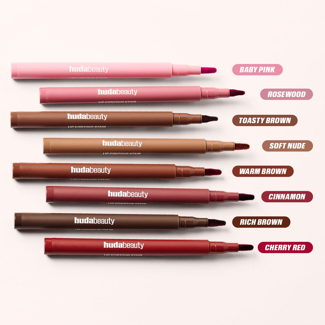 HUDABEAUTY LIP CONTOUR STAINS LIP TINT BUY EACH