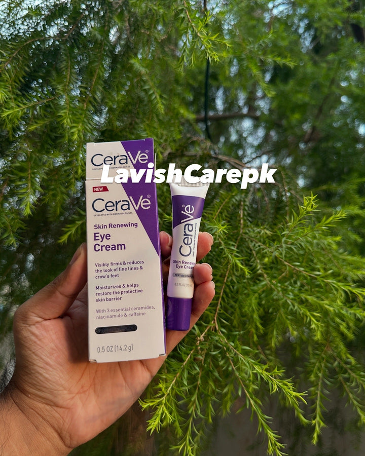 Cera Ve Skin Renewing Eye Cream.