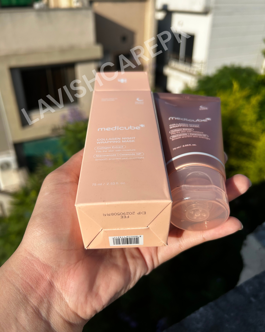 NEW PAKAGING MEDICUBE COLLAGEN NIGHT WRAPPING MASK 75ML