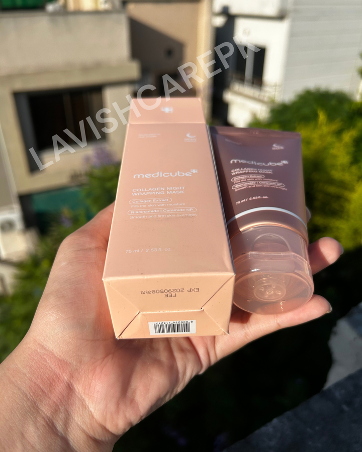 NEW PAKAGING MEDICUBE COLLAGEN NIGHT WRAPPING MASK 75ML
