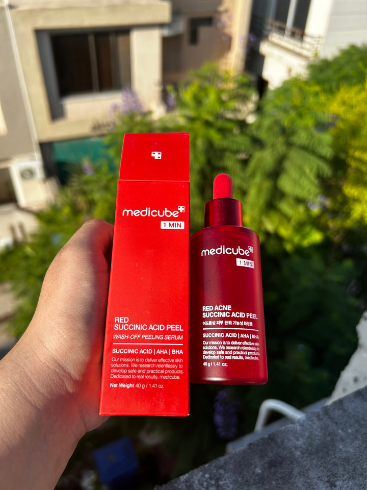 MEDICUBE Red Acne Succinic Acid Peel – Targeted Clarity, Weekly Renewal