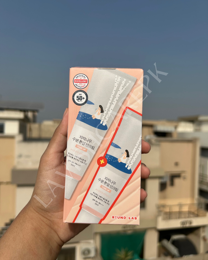 ROUND LAB BIRCH JUICE MOISTURIZING TONE-UP SUNSCREEN (1+1 DUO BOX)