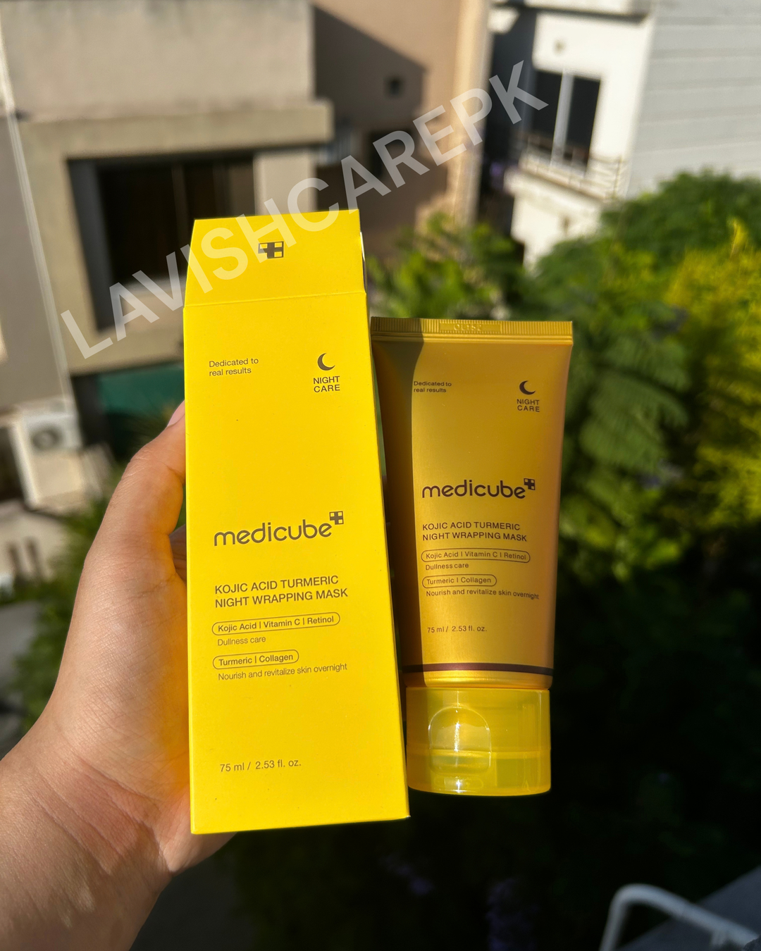 MEDICUBE Kojic Acid Turmeric Night Wrapping Mask (75 ml)