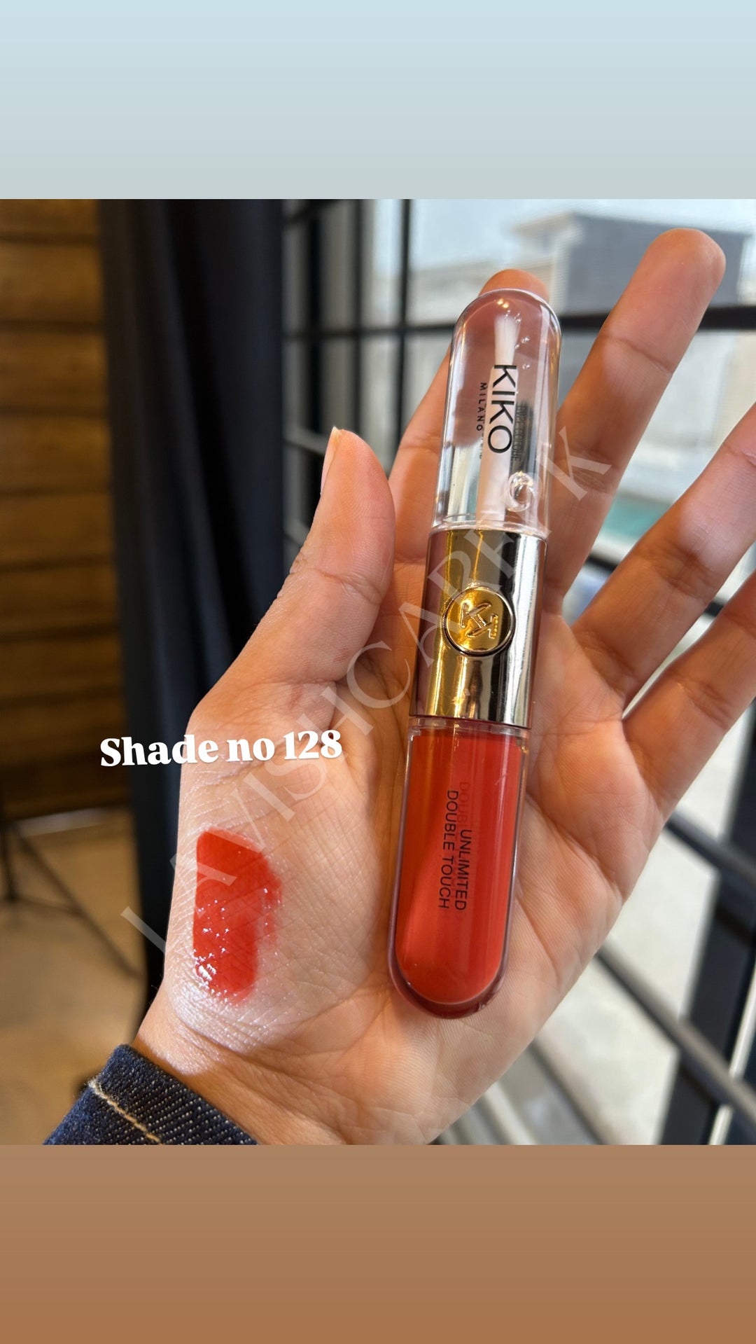 Kiko milano ultimate double touch liquid lip colour two faced