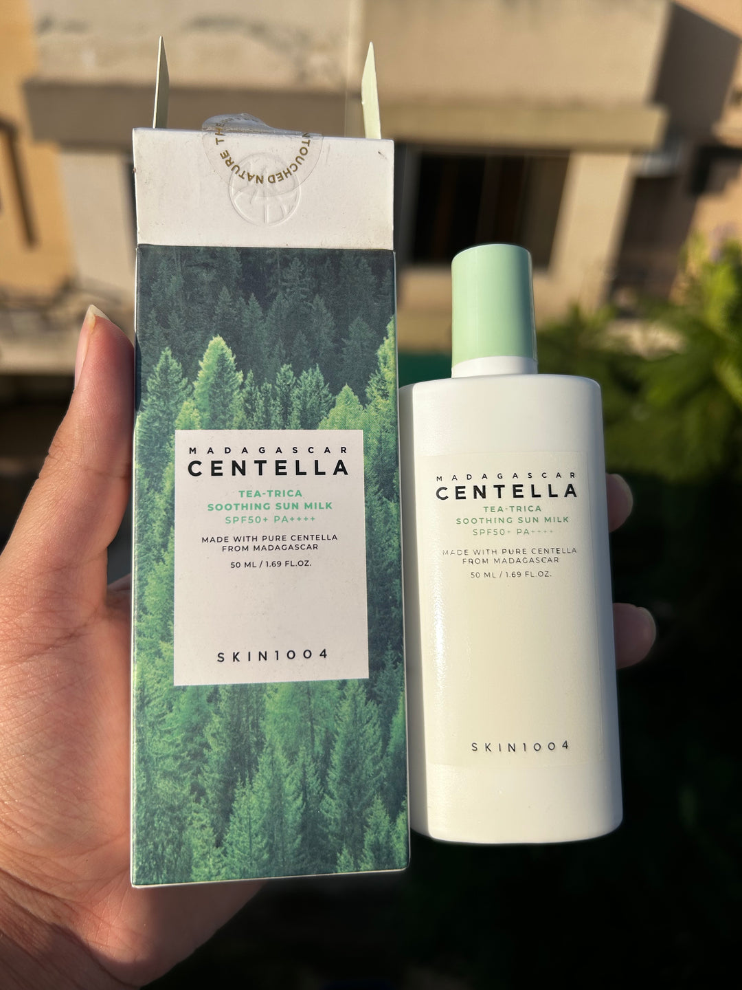 SKIN1004 Madagascar Centella Tea-Trica Sunscreen SPF50+ PA++++ ☀️�