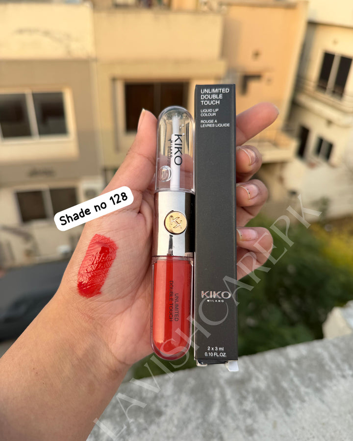 Kiko milano ultimate double touch liquid lip colour two faced