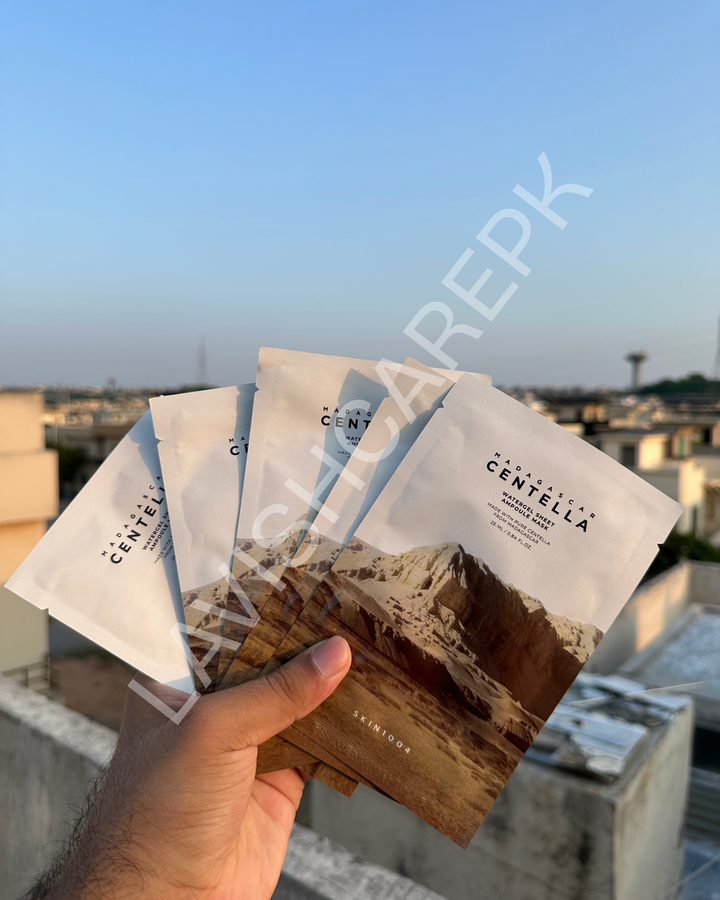 SKIN 1004 SHEET AMPOULE MASK PACK OF 5 FULL BUNDLE. 25 GRAMS EACH QUANTITY.
