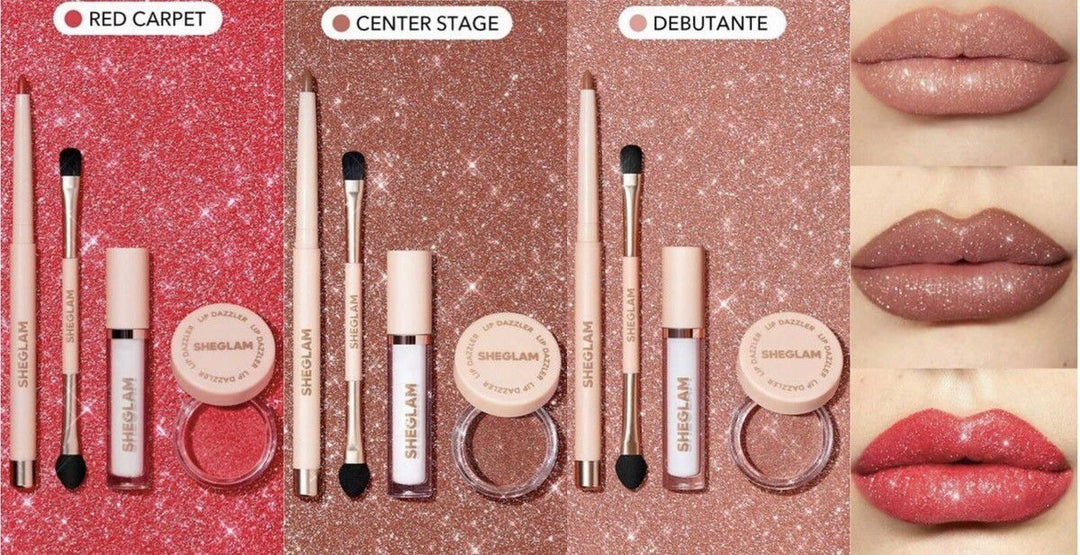 SHEGLAM LIP DAZZLER GLITTER KIT 4 IN 1