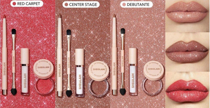 SHEGLAM LIP DAZZLER GLITTER KIT 4 IN 1