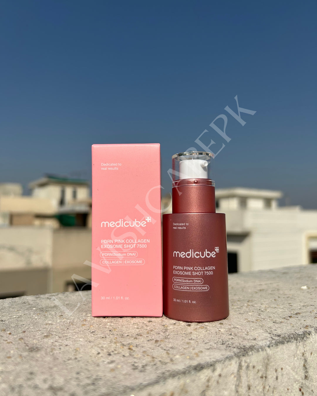 MEDICUBE PDRN PINK COLLAGEN EXOSOME SHOT 7,500 PPM.