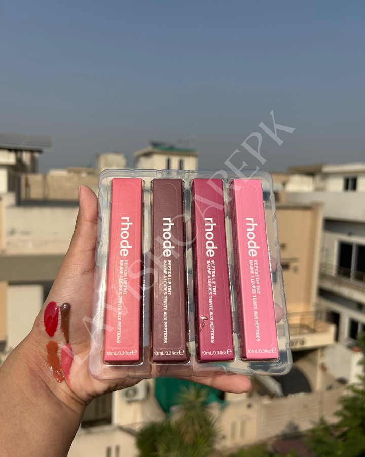 RHODE PEPTIDE LIP TINT – GLOSSY LIP SET 4 IN 1.