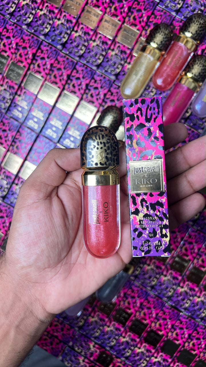🐆💋 Just Cavalli x KIKO MILANO 3D Hydra Lip Gloss – Rebel Edition