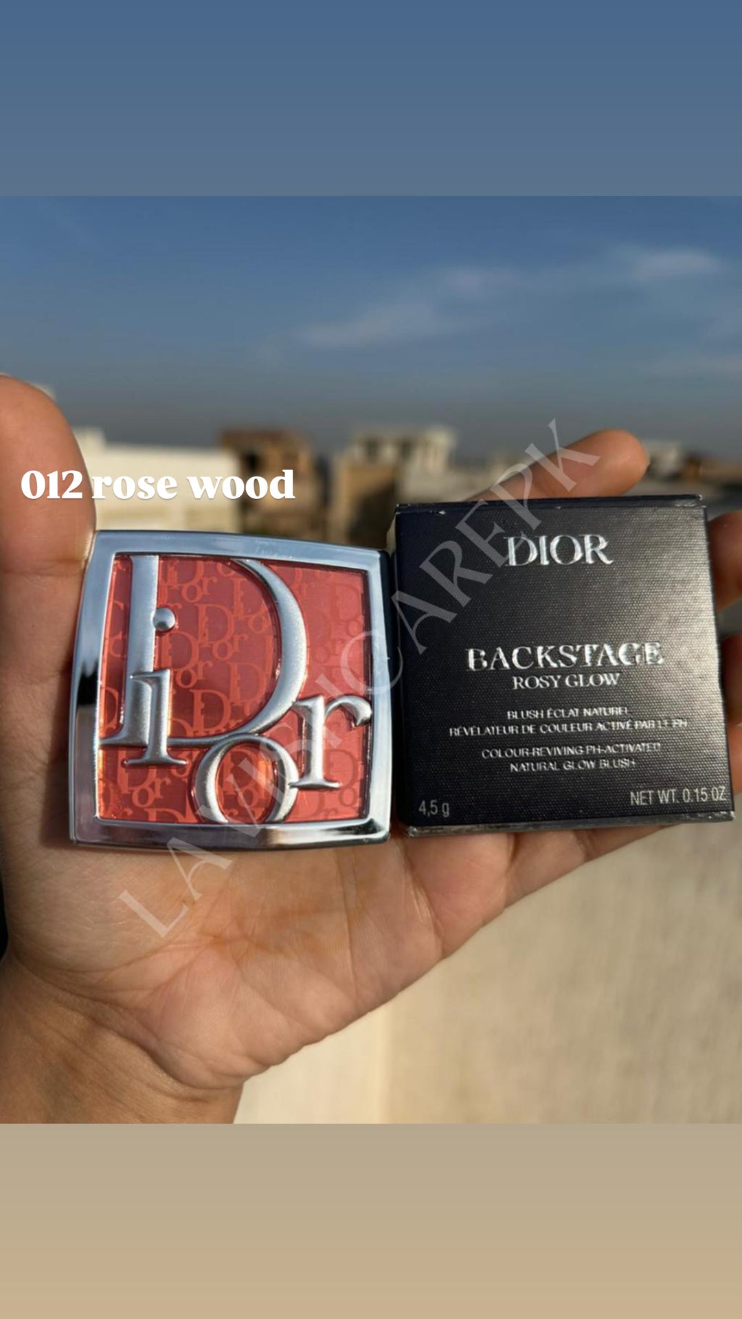 Dior backstage rosy glow blush palate