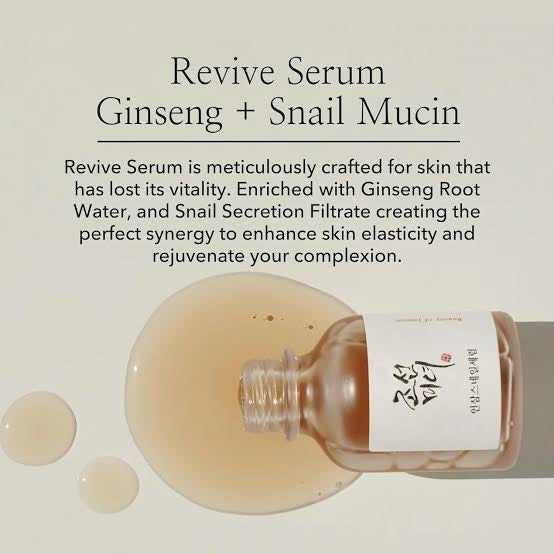 Beauty of Joseon Serum Including Ginseng And Snail Mucin